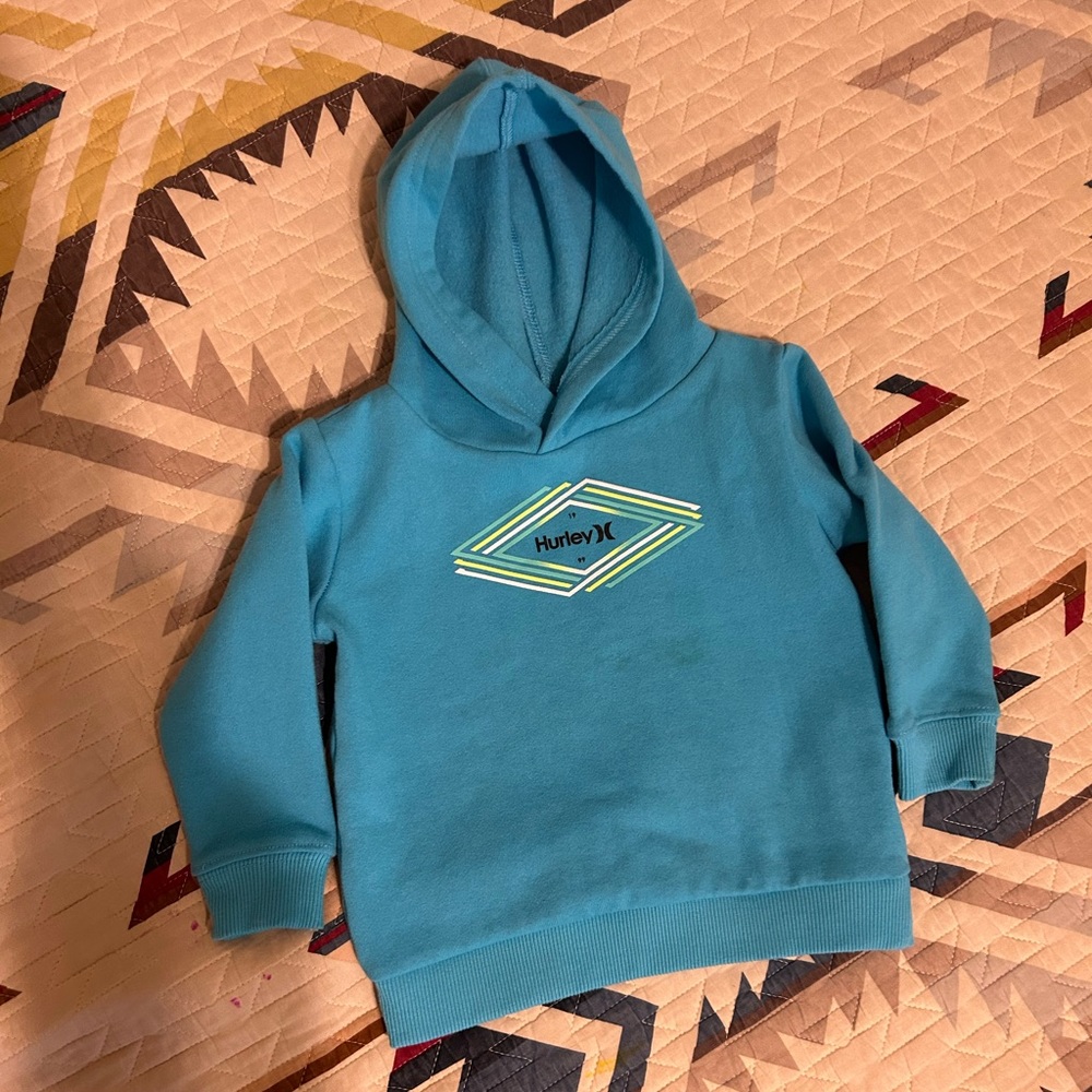 Hurley toddler pullover turquoise